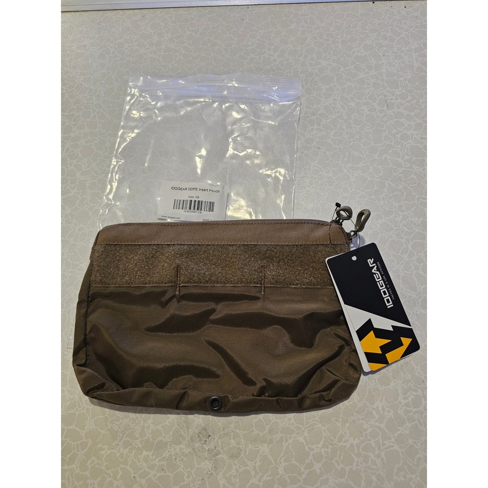 IDOGEAR DOPE Insert Pouch Coyote Brown Nylon Tactical Gear Bag IG-BG3597-CB NEW
